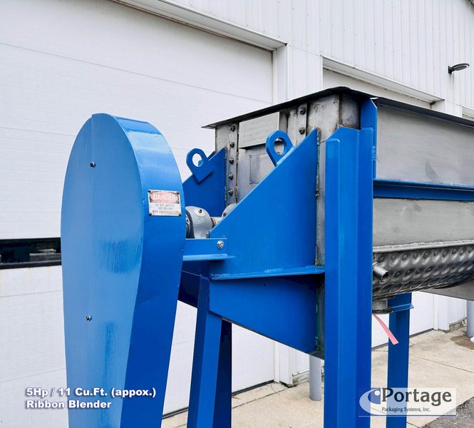 Aaron Equipment Jacketed 11-Cu.Ft. Ribbon Blender
