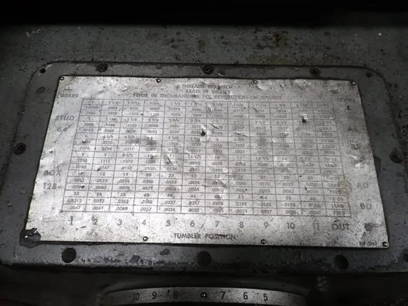 American / A Wyle Company  25" X 120" Lathe