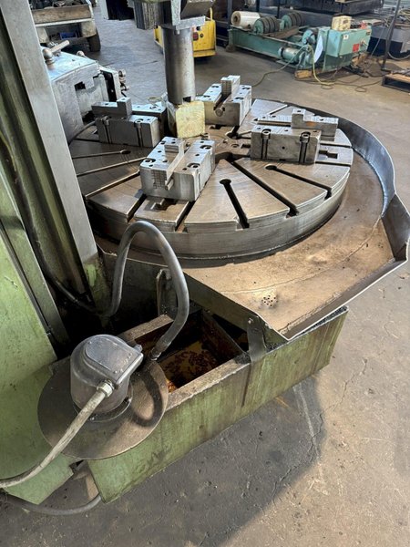 48" FRORIEP 4-JAW VERTICAL TURRET LATHE. STOCK # 0667925