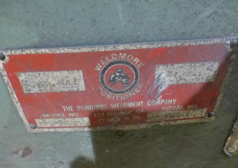 120 TON PANDJIRIS MODEL #PR-240 WELDING TANK TURNING ROLLS, 60 TON DRIVE &amp; 60 TON IDLER: STOCK #13345