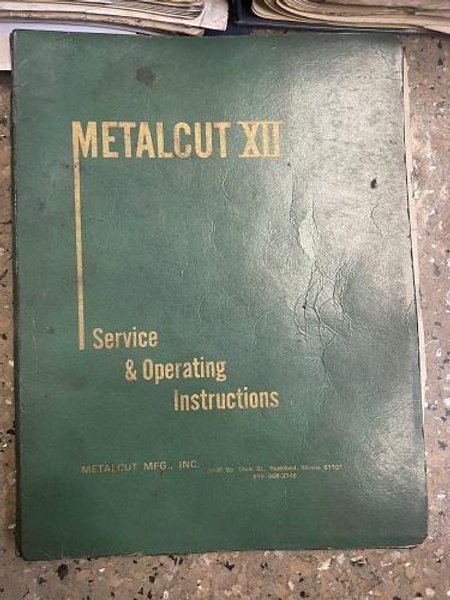 12" METALCUT MODEL 12RH HIGH SPEED AUTOMATIC CARBIDE BILLET COLD SAW