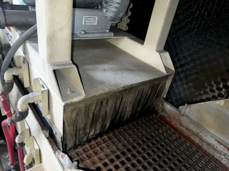 USED ALMCO MODEL V-14120 CONTINUOUS THRU-FEED VIBRATORY FINISHING SYSTEM, Year: 2022