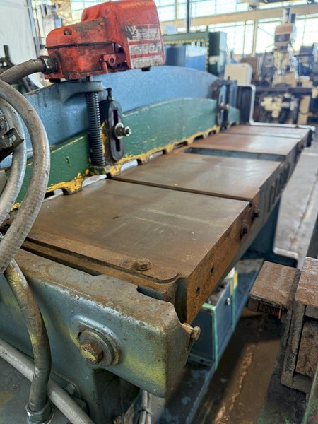 48” WIDE CUT-TO-LENGTH LINE: FAMCO SHEAR WITH FEED ROLL &amp; AMS CONTROLS: STOCK #23384