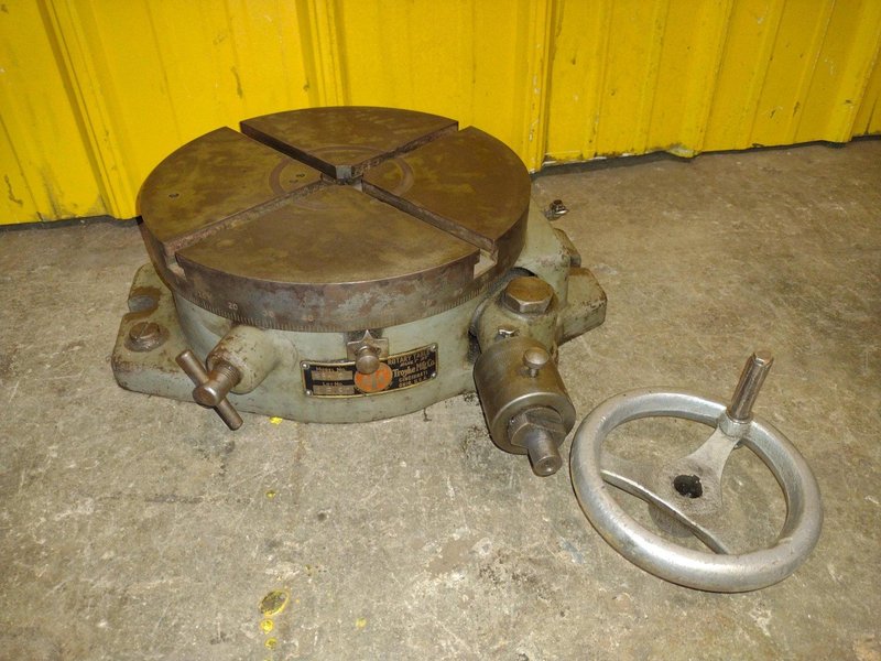 TROYKE MFG CO ROTARY TABLE MODEL SBH-12: STOCK #18879