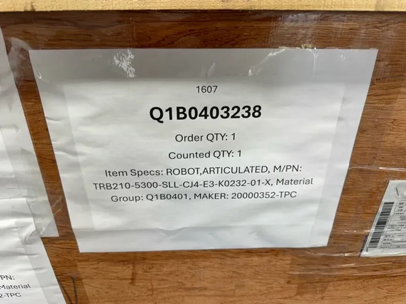TPC ROBOT  -  TRB210-1400-SLL-CJ-E3-K0232-04-S0A