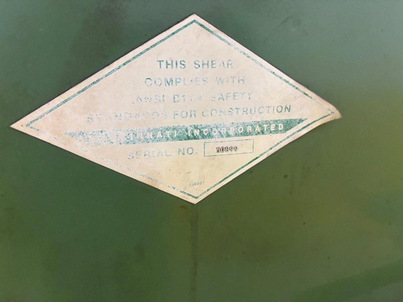 14&#039; X 3/8&quot; CINCINNATI 375 HS POWER SQUARING SHEAR WITH BACK GAUGE; FLOOR STANDING: YOBRO #24238