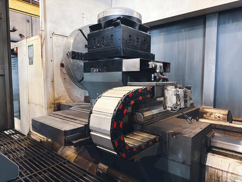 Used, 48" x 78" Geminis Model GT5 G2 - Flat Bed CNC Lathe with Y Axis