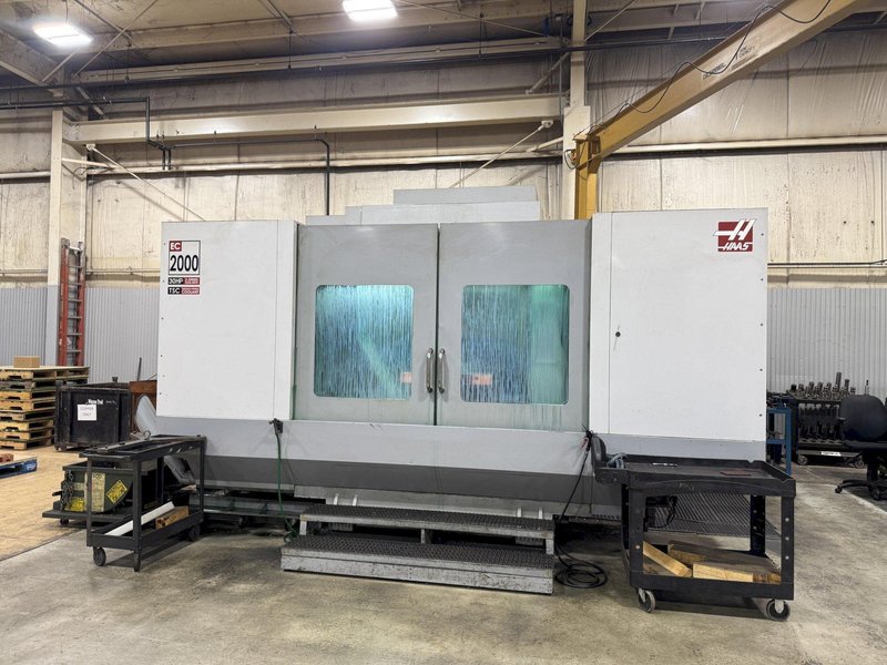 HAAS EC2000 HORIZONTAL MACHINING CENTER: STOCK #81124