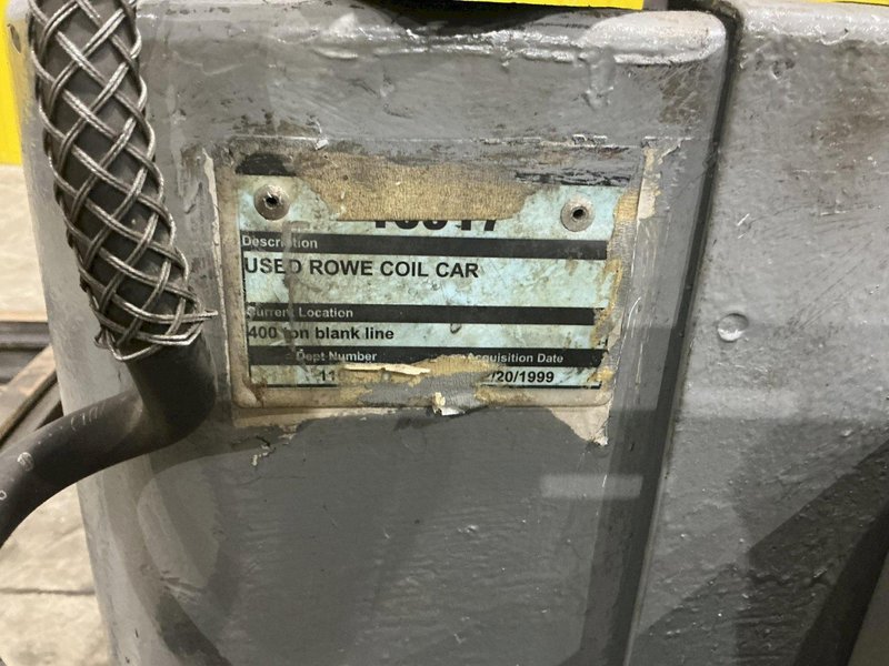 20,000 LB X 48" ROWE MOTORIZED COIL CAR SELF CONTAINED W/ ELEVATION: YOBRO #25063