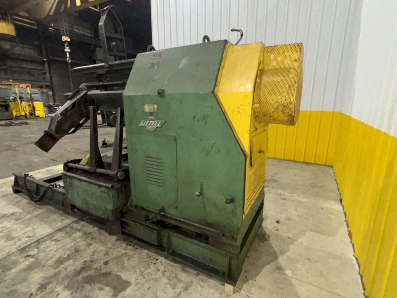 20,000 LBS X 36" LITTELL MOTORIZED COIL REEL UNCOILER &amp; COIL CAR: STOCK #22519