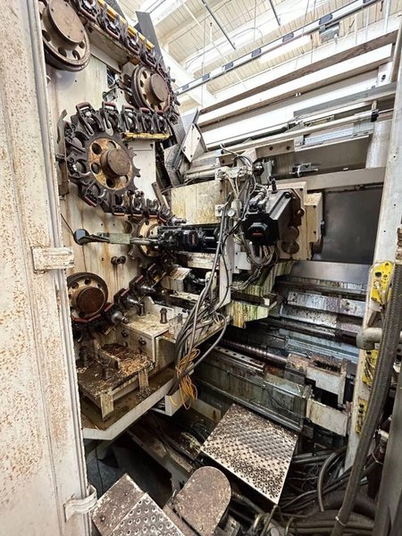 Okuma Macturn 350-W Multi-Axis CNC Lathe, 2004 – Chip Conveyor