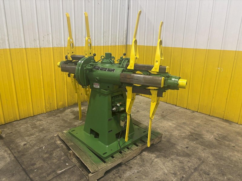 2,000 LBS X 12&quot; LITTELL MODEL #20-12 DOUBLE END PULL OFF UNCOILER COIL REEL: STOCK #23713