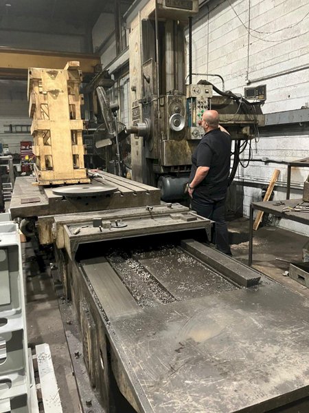 4&quot; DEVLIEG 4K-120 HORIZONTAL BORING MILL. STOCK # 0468024