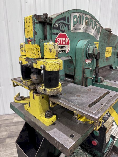 50 TON PIRANHA P3 HYDRAULIC IRONWORKER: STOCK #80707