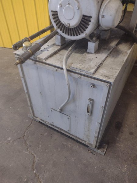 20,000 LB 10 TON X 48&quot; RED BUD (RBI) MOTORIZED COIL REEL / UNCOILER &amp; STRAIGHTENER FEED LINE: STOCK #15277