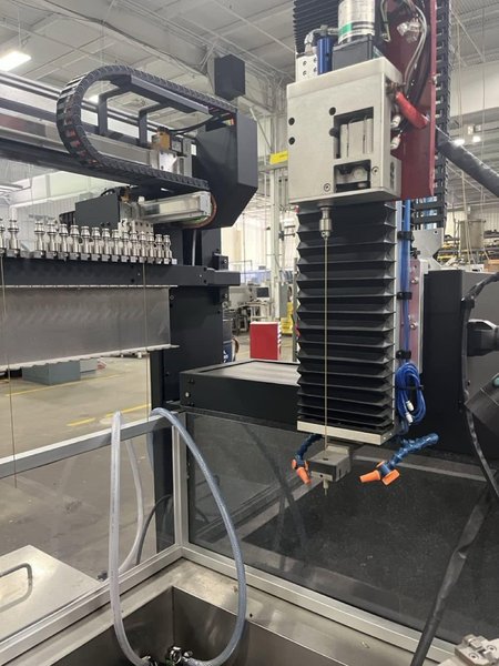 Titan Force 1600 Small Hole EDM Drill, 2023 – Tilting Drill Head, 6-Axis Rotary