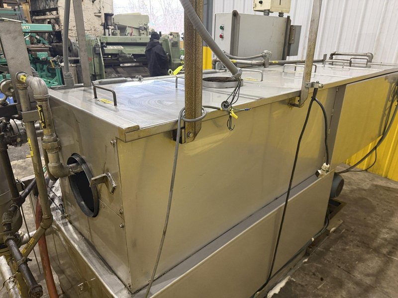 2018 JENFAB STAINLESS MODEL #LJ 19" ROTARY DRUM WASH / RINSE / DRAY PARTS WASHER SYSTEM: YOBRO #24681