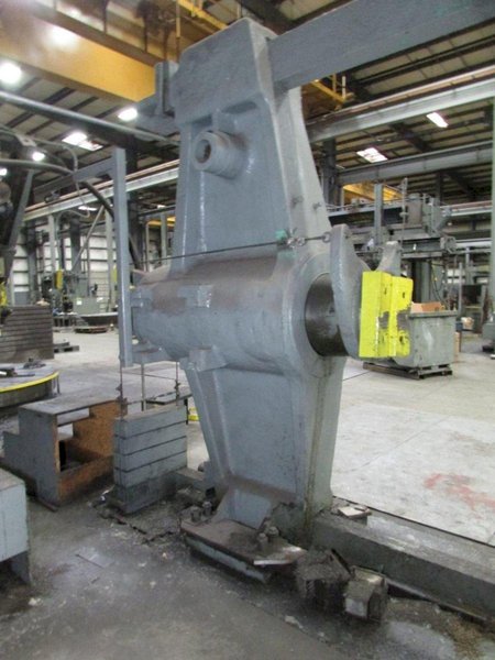 300 TON NILES-BEMENT HYDRAULIC HORIZONTAL WHEEL PRESS. STOCK # 0311123
