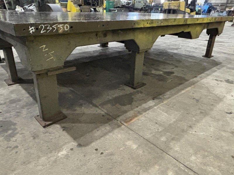 12&#039;3&quot; X 8&#039;3&quot; STEEL LAYOUT TABLE: STOCK #23550