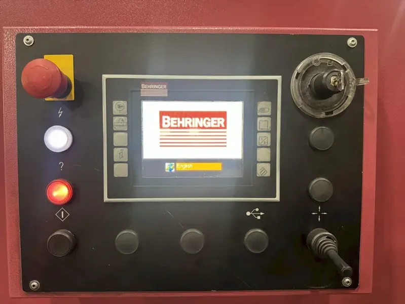 USED BEHRINGER 20" X 16" DUAL POST AUTOMATIC BANDSAW MODEL HBE 411A, Year: 2021