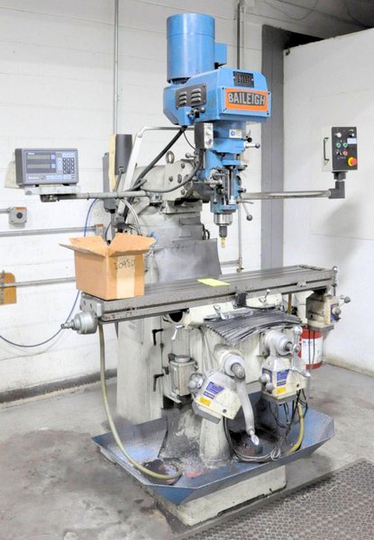 3HP BAILEIGH MODEL #949-3 VERTICAL RAM TYPE MILL: STOCK #77114