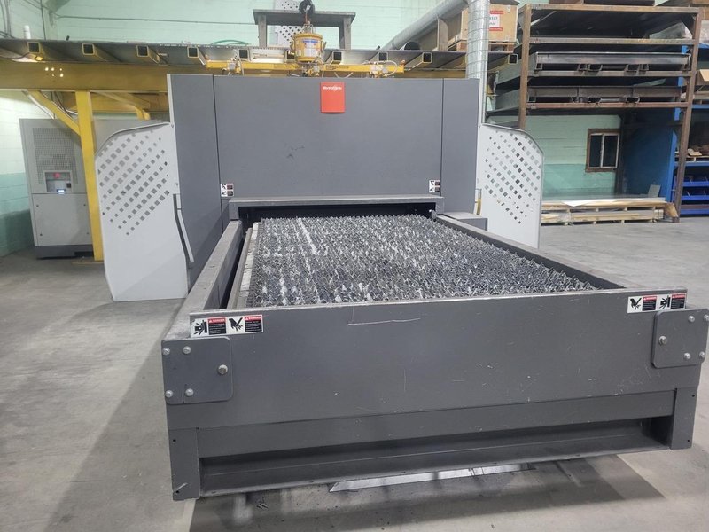 6000 Watt Bystronic BySmart 3015 Fiber CNC Laser, 2021 – Shuttle Table, 5′ x 10′, Low Hours