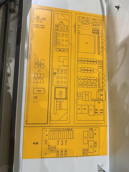 70" X 18" HECKERT MODEL #FU-400E UNIVERSAL MILL, VERTICAL HEAD &amp; CNC FANUC CONTROL: YOBRO #25329