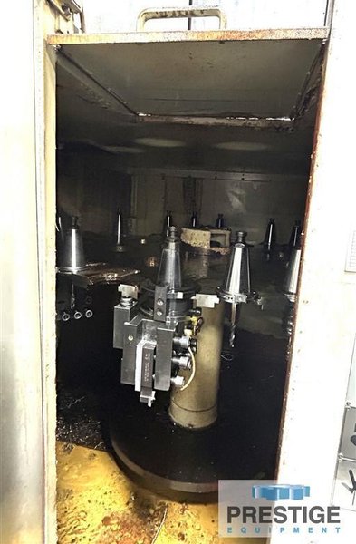 TOSHIBA TMD-16N 63&quot; CNC Vertical Boring Mill With Live Spindle, Pallet Shuttle