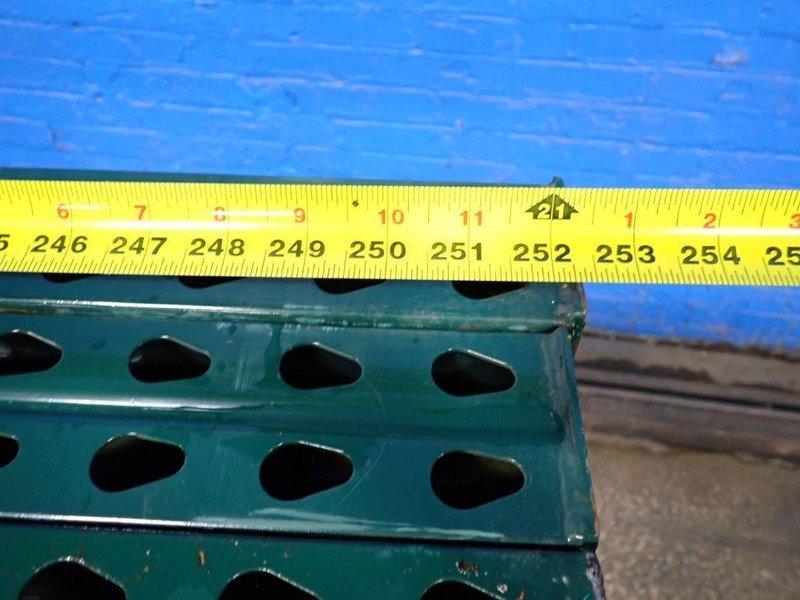 42" X 252" PALLET RACKING LOT  -  TEAR DROP