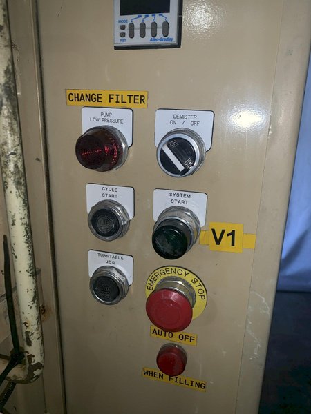42&quot; x 42&quot; PROCECO MODEL #PC 42X42-E-1000-PBO ROTARY PARTS WASHER #3361
