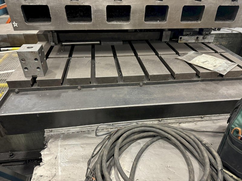 5&quot; SHIBAURA BFT-130PD TABLE TYPE HORIZONTAL BORING MILL. STOCK # 0131225