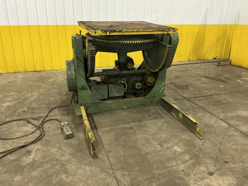 16,000 LBS X 40" X 40" RANSOME SIZE 4 TILTING ROTARY WELDING POSITIONER: YOBRO #25142