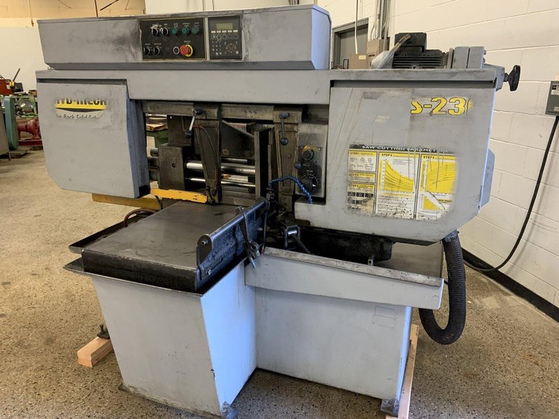 Hyd-Mech Model S-23A Fully Automatic Horizontal Cut-Off Saw, New 2001.