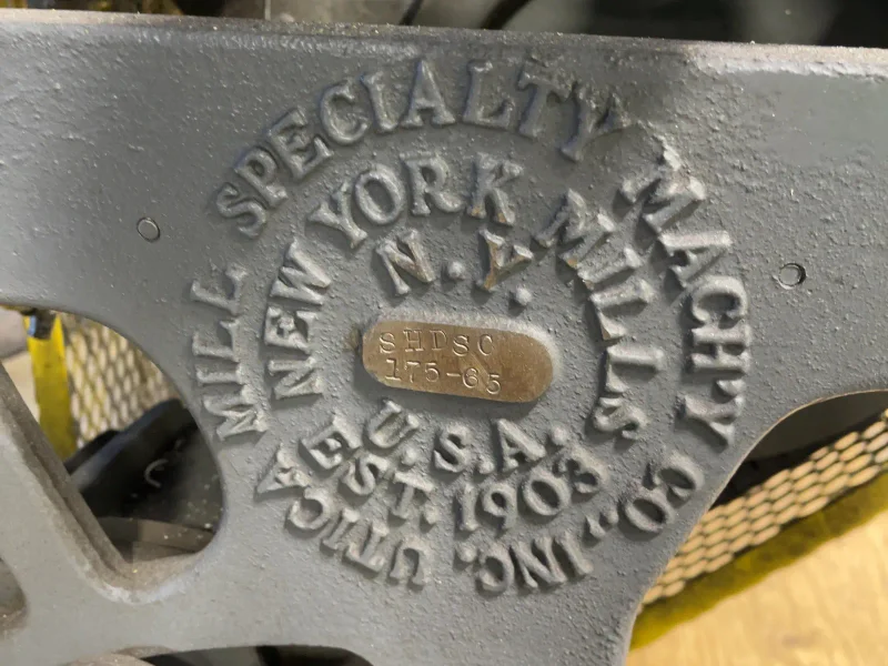 UTICA MILL SPECIALTY MACHINERY CO 70” CLOTH SLITTING MACHINR   -  SHDSC