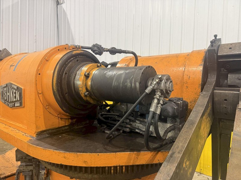 15,000 LB X 16" TISHKEN MODEL #HR-160 DOUBLE END REEL &amp; CAR: YOBRO #25253