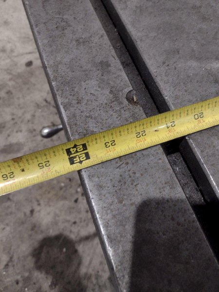 24&quot; X 30&quot; X 24&quot; HIGH CARLTON TILTING UNIVERSAL DRILL TABLE: STOCK 24380