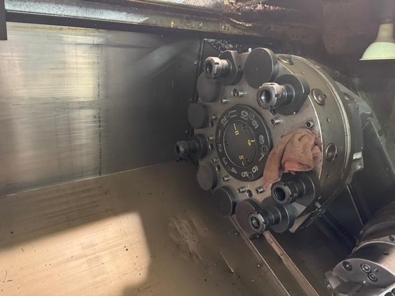 Okuma Captain L370MW CNC Lathe, 2006 – Tail Stock, Live Tooling