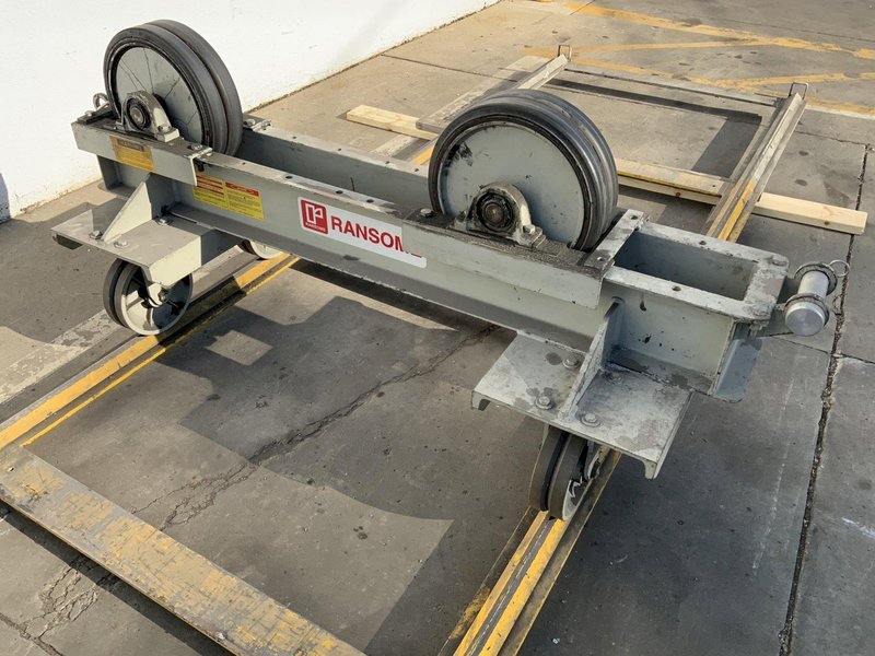 10 TON RANSOME TANK ROLL SET ON ADJUSTABLE TRACK: STOCK #81221