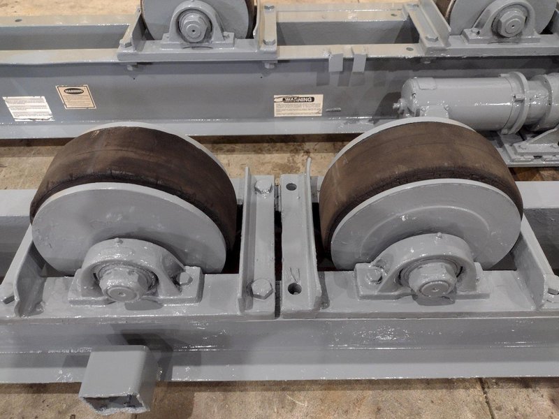 20,000 LB (10 TON) ARONSON MODEL #WRD1 POWERED TANK TURNING ROLLS, DRIVE &amp; IDLER: STOCK #23508