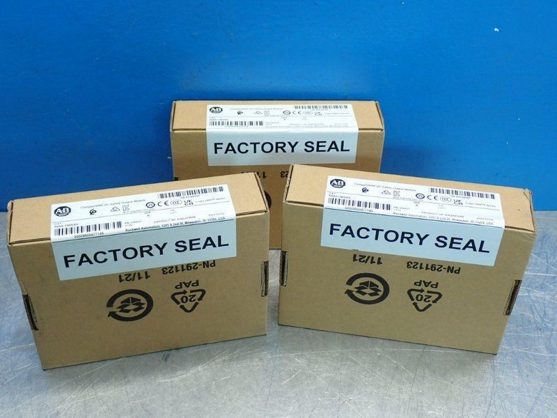 ALLEN BRADLEY 8-POINT SAFETY SOURCING OUTPUT MODULE, 3PCS  -  5069-OBV8S