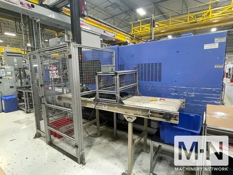 500 Ton 45 Oz JSW J500ELIII-1400H Electric Injection Molding Machine, mfg 2006/2005 (2) AVAILABLE