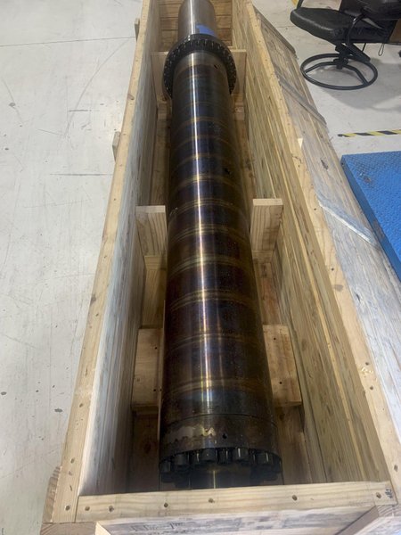 New Nissei OEM Screw and Barrel Set from FVX860III-600L or FVX1100III-600, 112mm, General Purpose Design; Screw, Barrel, Valve, and End Cap