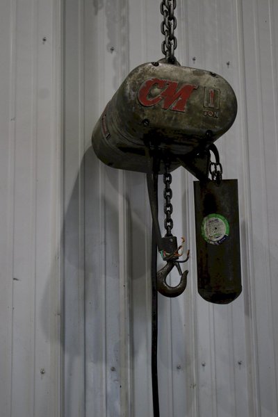 1 TON C &amp; M ELECTRIC HOIST: STOCK #63160