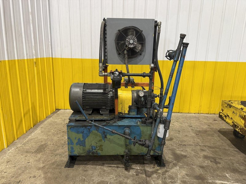 15 HP HYDRAULIC POWER UNIT INCLUDING TANK AND CHILLER : YOBRO #25414