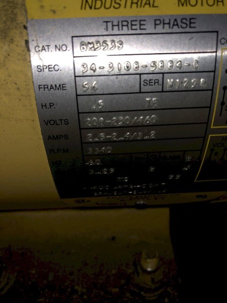 20,000 LB 10 TON BRADLEY MOTORIZED ROTAION COIL GRAB CLAW TYPE LIFT: STOCK #15816