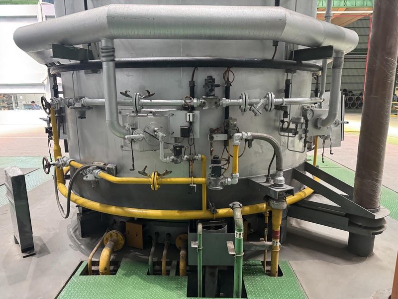 EBNER GAS FIRED BELL FURNACE (14672)