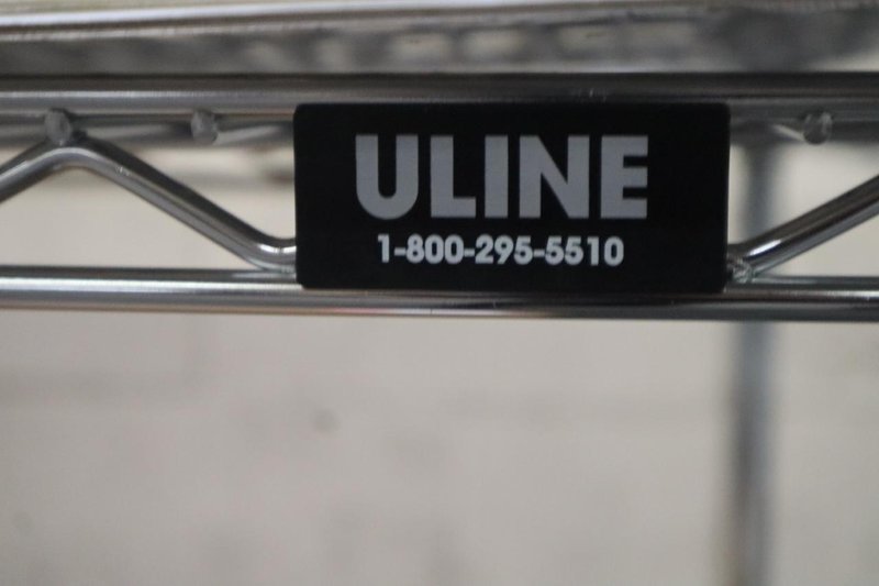 Uline Wire 2 Shelf Unit with Tissue Paper Wrapping Supplies- Auction Item