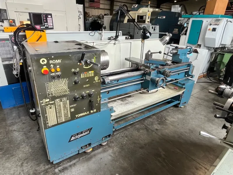 ROMI TORMAX 16-8  16” x 60” Engine Lathe DRO 1996’ #7932