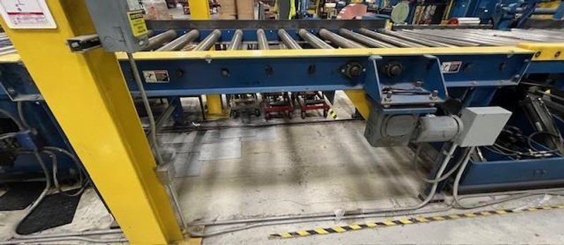 6,000# X 64&quot; X 117&quot; POWERED K&amp;S ROLLER CONVEYOR STOCK# 3962