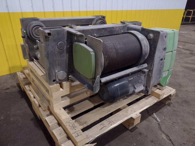 15 TON STAHL UNDERSLUNG HOIST AND POWER TROLLY: STOCK #19749